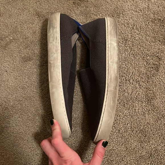 Women’s Grey Slip On Rothy’s Sneakers - Picture 4 of 8